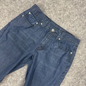 Levis 511 Jeans Mens 32x32 Blue Slim Straight Dark Wash‎ Mid Rise Denim